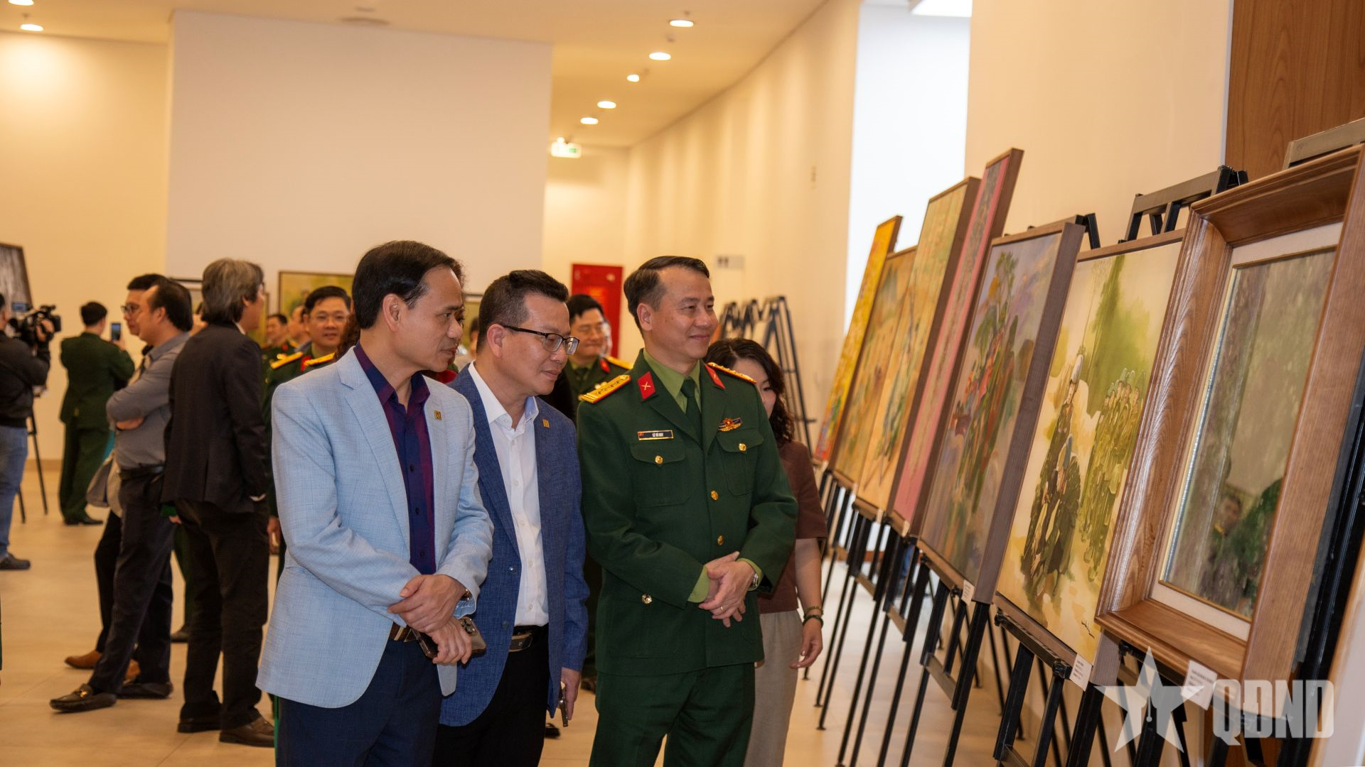 Bế mạc trại sáng tác mỹ thuật về đề tài lực lượng vũ trang